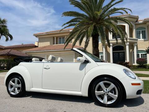 2007 Volkswagen New Beetle Convertible for sale at Exceed Auto Brokers in Lighthouse Point FL