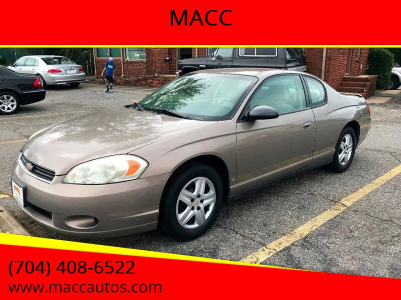 2006 Chevrolet Monte Carlo for sale at MACC in Gastonia NC