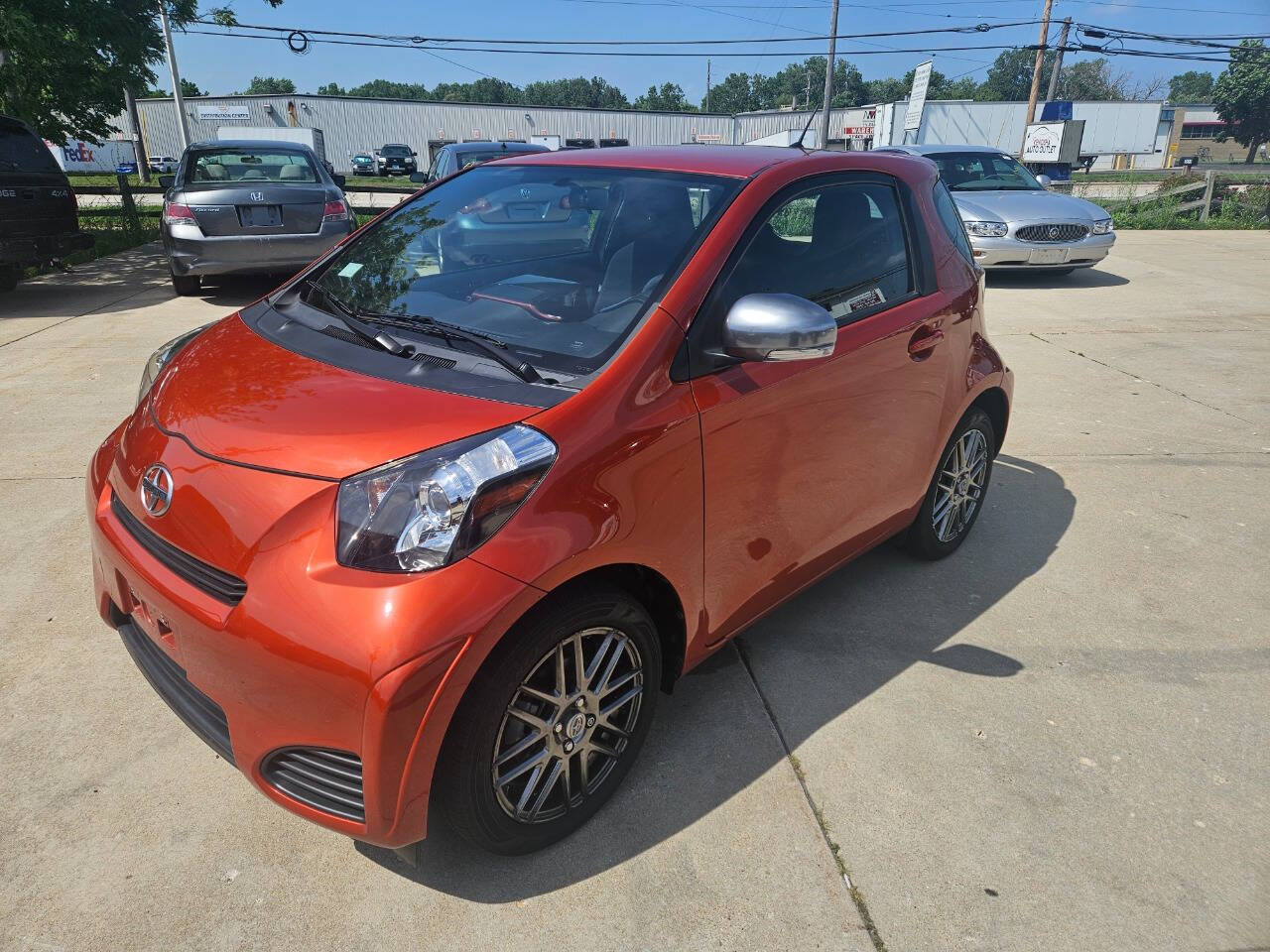 Orange 2012 Scion iQ Base 2dr Hatchback 1