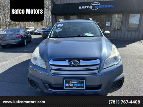 2013 Subaru Outback for sale at Kafco Motors in Holbrook MA