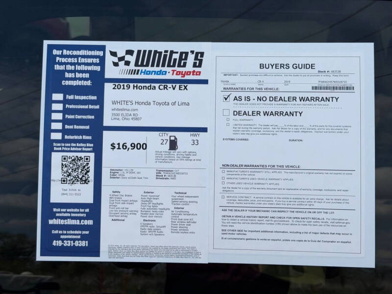 2019 Honda CR-V EX