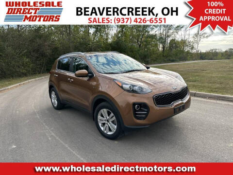 2018 Kia Sportage for sale at WHOLESALE DIRECT MOTORS in Beavercreek OH