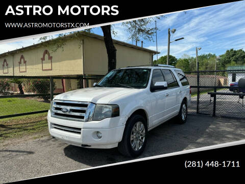 2013 Ford Expedition for sale at ASTRO MOTORS in Houston TX