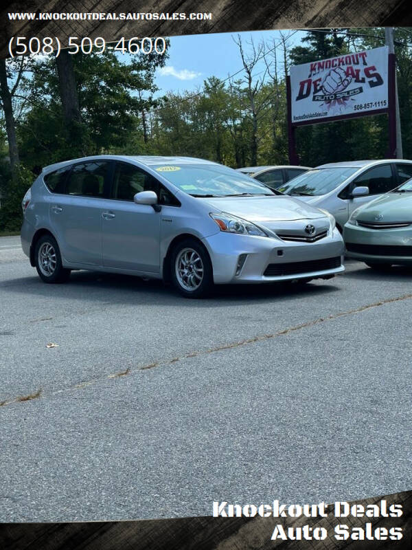 2012 Toyota Prius v for sale at Knockout Deals Auto Sales in West Bridgewater MA