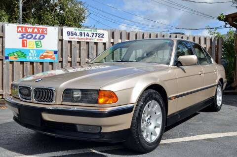 1998 BMW 7 Series for sale at ALWAYSSOLD123 INC in Fort Lauderdale FL