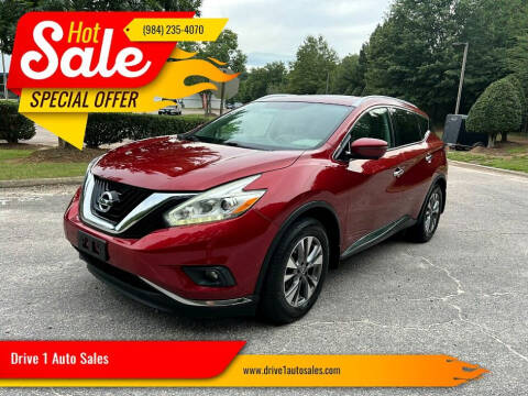 2016 Nissan Murano for sale at Drive 1 Auto Sales in Wake Forest NC