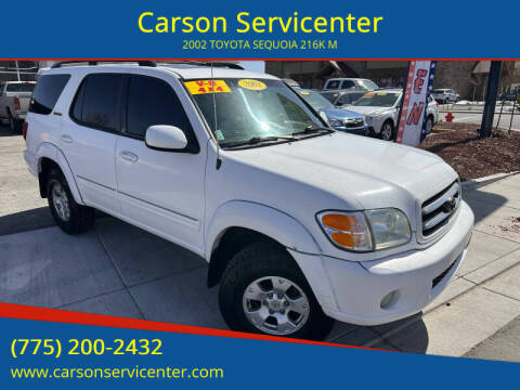2002 Toyota Sequoia for sale at Carson Servicenter in Carson City NV