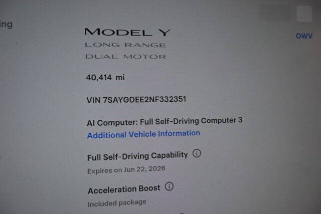 2022 Tesla Model Y Long Range