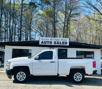 2016 Chevrolet Silverado 1500 for sale at Knox Bridge Hwy Auto Sales in Canton GA