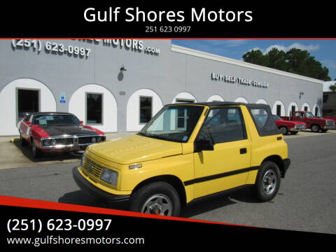 1993 GEO Tracker for sale at Gulf Shores Motors in Gulf Shores AL