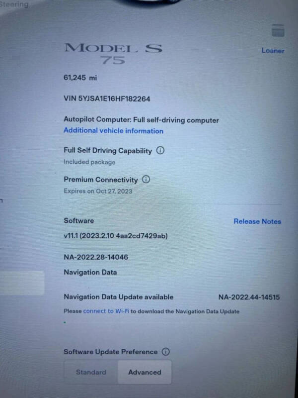 2017 Tesla Model S 75