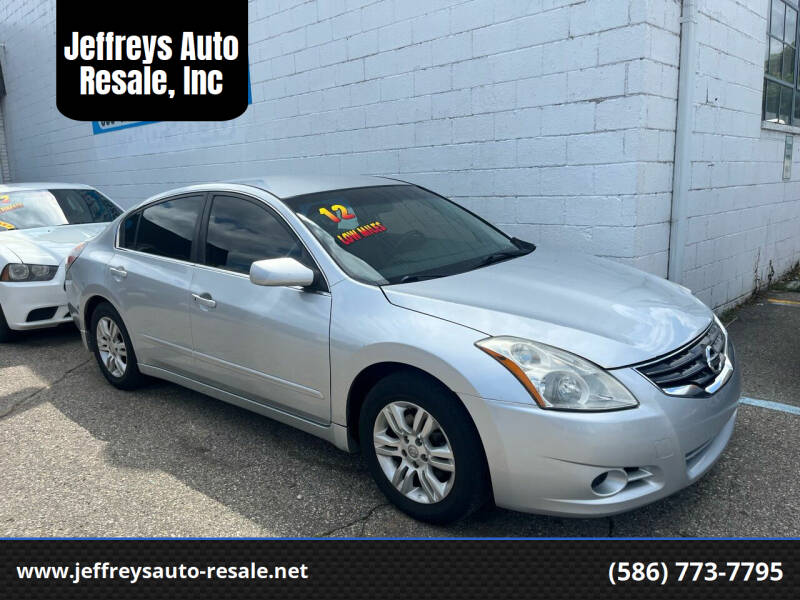 2012 Nissan Altima for sale at Jeffreys Auto Resale, Inc in Clinton Township MI