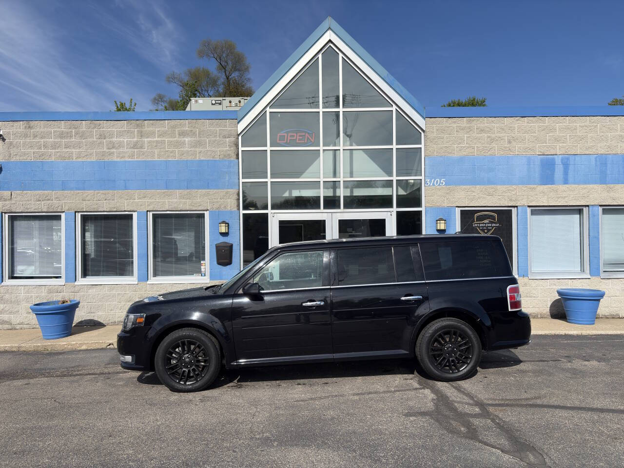 Black 2019 Ford Flex SEL SEL 4dr Crossover 2