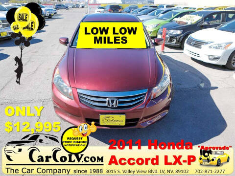 2011 Honda Accord for sale at The Car Company in Las Vegas NV