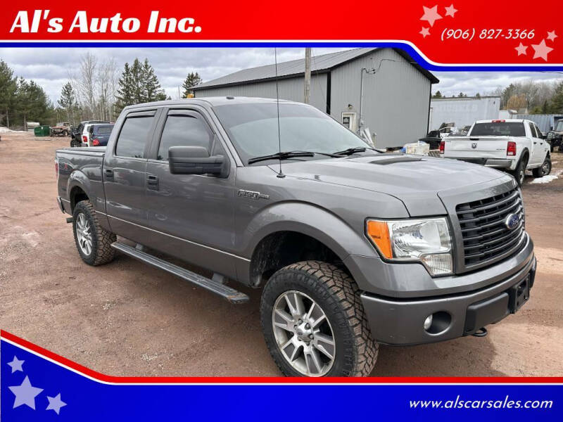 2014 Ford F-150 for sale at Al's Auto Inc. in Bruce Crossing MI