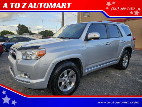 2010 Toyota 4Runner for sale at A TO Z  AUTOMART - A TO Z AUTOMART in West Palm Beach FL