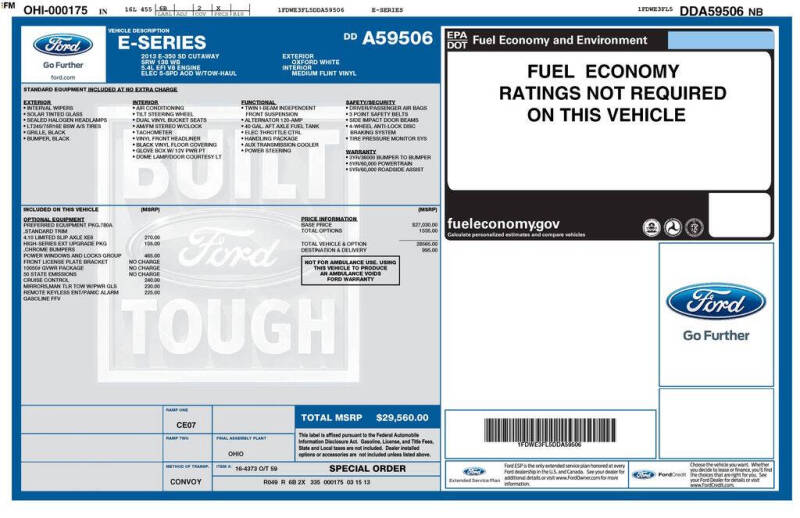 2013 Ford E-Series