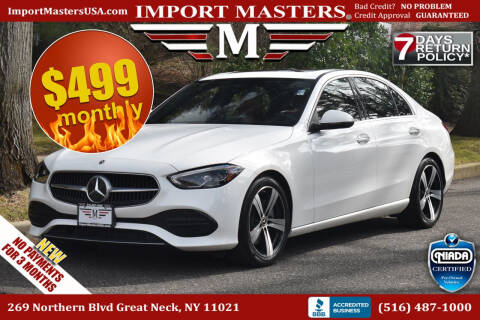 2022 Mercedes-Benz C-Class for sale at Import Masters in Great Neck NY