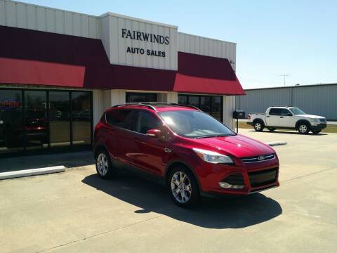 2013 Ford Escape for sale at Fairwinds Auto Sales in Dewitt AR