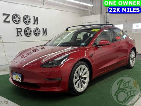 2022 Tesla Model 3 for sale at First City Cars and Trucks in Rochester NH