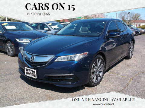 2015 Acura TLX for sale at Cars On 15 in Lake Hopatcong NJ
