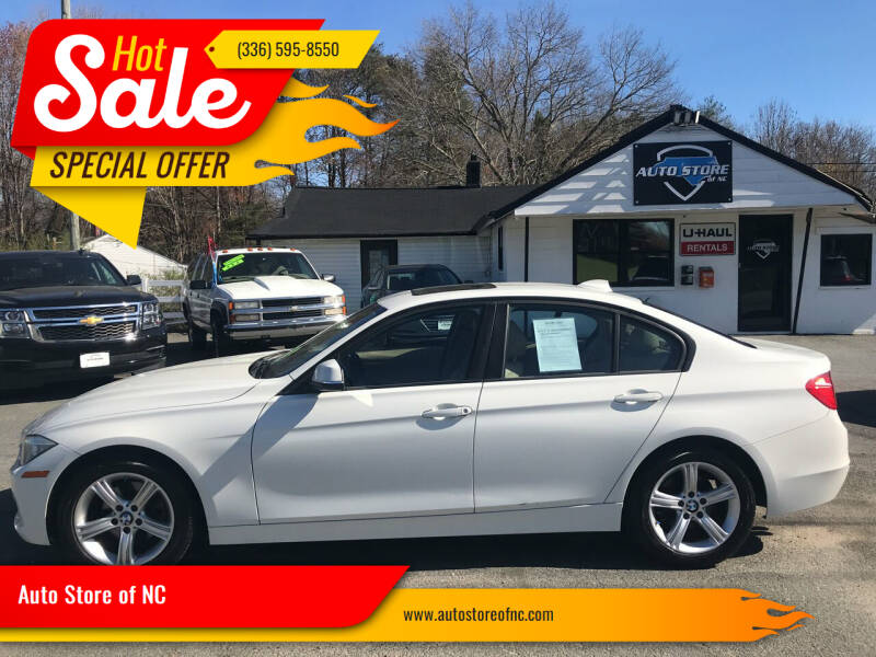2013 BMW 3 Series for sale at Auto Store of NC in Walkertown NC
