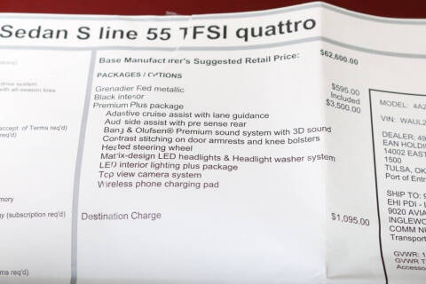 2024 Audi A6 quattro Premium Plus 55 TFSI