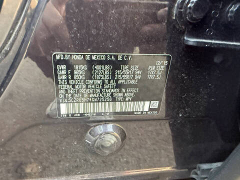 2016 Honda HR-V EX-L w/Navi