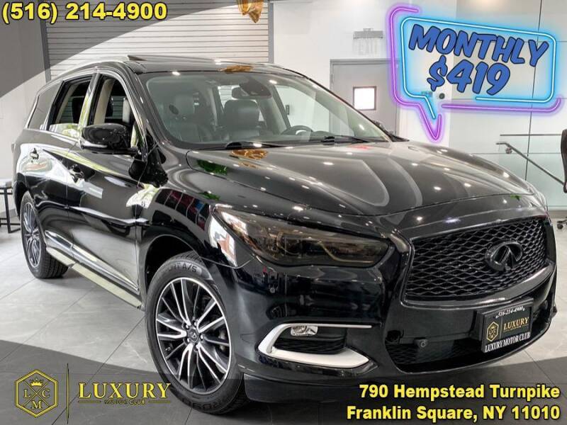 2017 Infiniti QX60 for sale at LUXURY MOTOR CLUB in Franklin Square NY