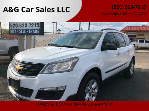 2016 Chevrolet Traverse for sale at A&G Car Sales LLC in Tucson AZ