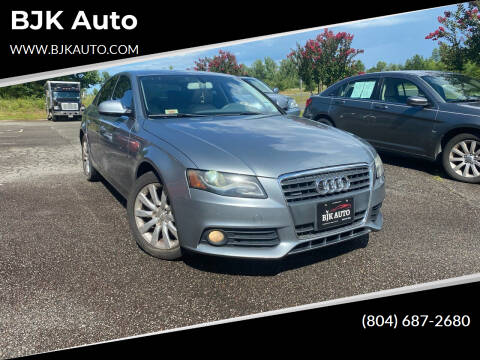 2010 Audi A4 for sale at BJK Auto in Oilville VA