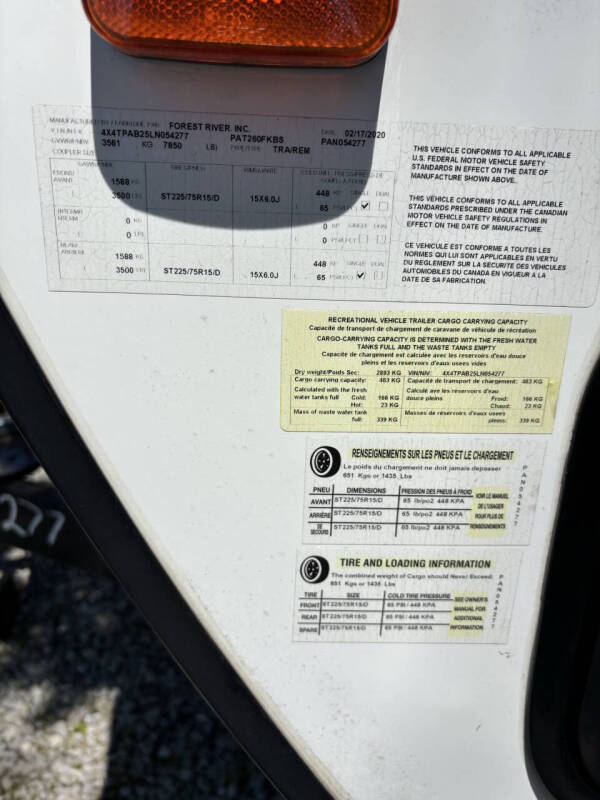 2020 Palomino Solaire 260FKBS