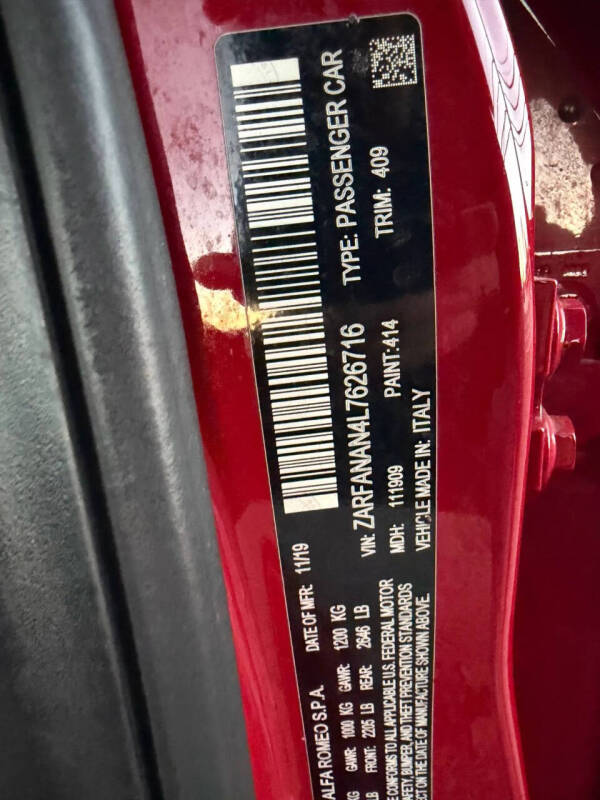 2020 Alfa Romeo Giulia