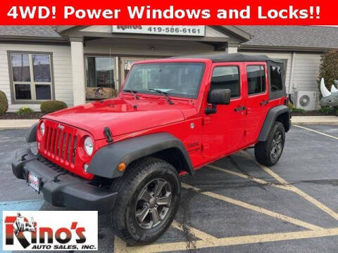 2018 Jeep Wrangler JK Unlimited for sale at Rino's Auto Sales in Celina OH