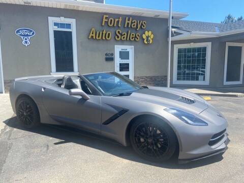 2015 Chevrolet Corvette for sale at Fort Hays Auto Sales in Hays KS