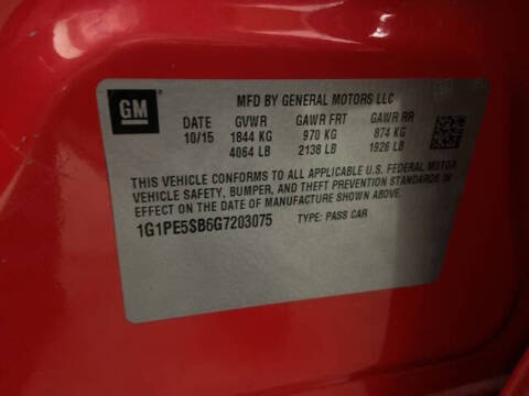 2016 Chevrolet Cruze Limited 1LT Auto