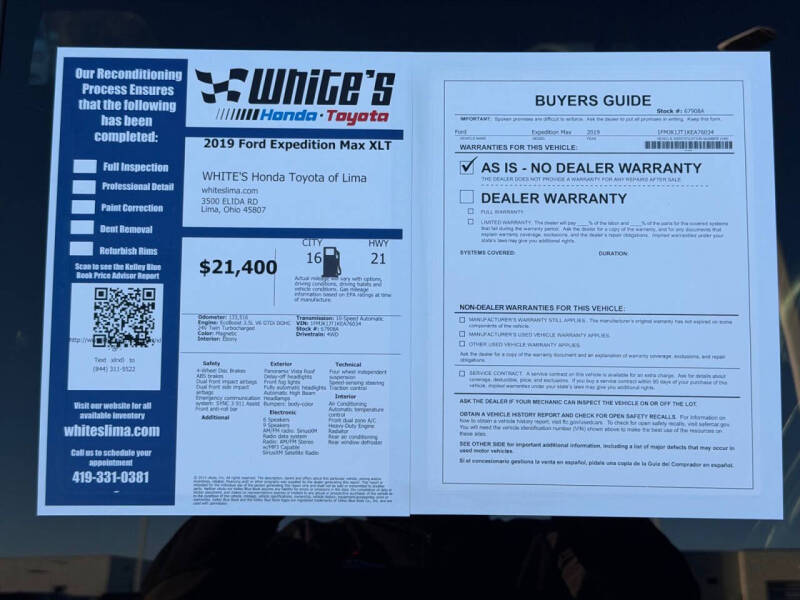 2019 Ford Expedition MAX XLT