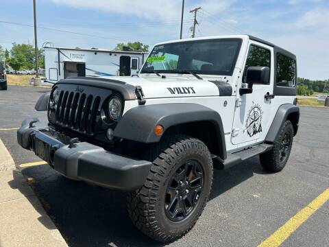 2017 Jeep Wrangler for sale at Blake Hollenbeck Auto Sales in Greenville MI