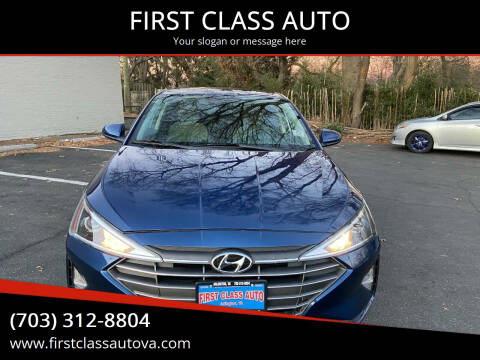 2020 Hyundai Elantra for sale at FIRST CLASS AUTO in Arlington VA