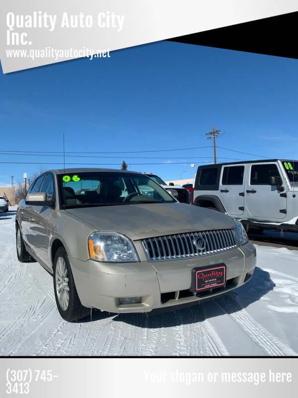 2006 Mercury Montego for sale at Quality Auto City Inc. in Laramie WY