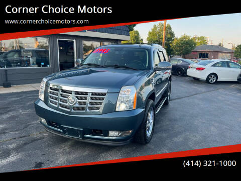 2008 Cadillac Escalade for sale at Corner Choice Motors in West Allis WI