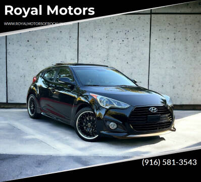 2013 Hyundai Veloster for sale at Royal Motors in Rocklin CA