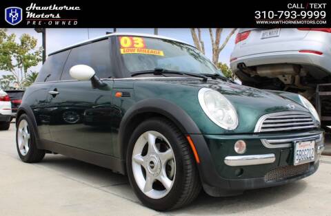 2003 MINI Cooper for sale at Hawthorne Motors Pre-Owned in Lawndale CA