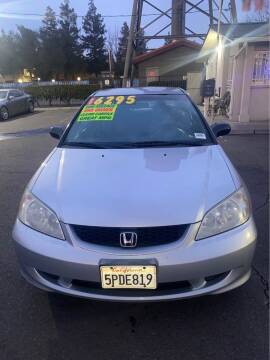 2005 Honda Civic for sale at WESLEYS AUTO WORLD LLC in Oakdale CA