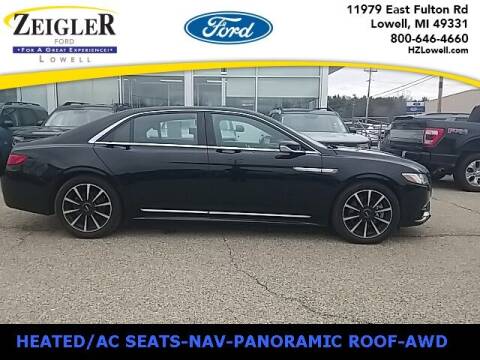 2017 Lincoln Continental for sale at Zeigler Ford of Plainwell- Jeff Bishop in Plainwell MI