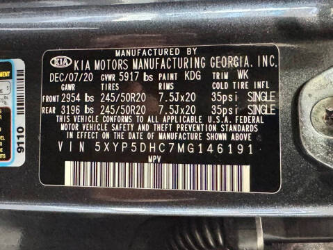 2021 Kia Telluride SX