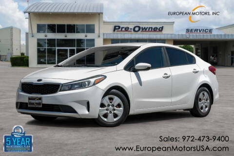 2017 Kia Forte for sale at European Motors Inc in Plano TX