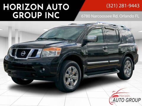 2011 Nissan Armada for sale at HORIZON AUTO GROUP INC in Orlando FL
