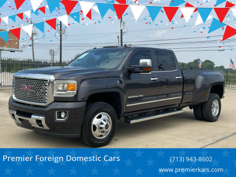 2015 GMC Sierra 3500HD for sale at Premier Foreign Domestic Cars in Houston TX