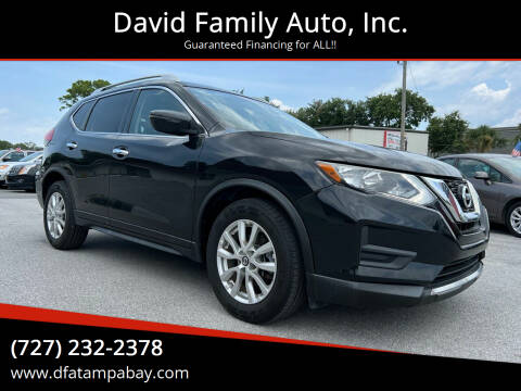 2017 Nissan Rogue for sale at David Family Auto, Inc. in New Port Richey FL